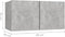 vidaXL - Tv-hangmeubelen - 2 - st - 60x30x30 - cm - betongrijs