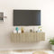 vidaXL - Tv-hangmeubelen - 2 - st - 60x30x30 - cm - sonoma - eikenkleurig