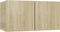 vidaXL - Tv-hangmeubelen - 2 - st - 60x30x30 - cm - sonoma - eikenkleurig