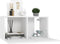 vidaXL - Tv-hangmeubelen - 2 - st - 60x30x30 - cm - wit