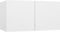 vidaXL - Tv-hangmeubelen - 2 - st - 60x30x30 - cm - wit