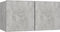 vidaXL - Tv-hangmeubelen - 3 - st - 60x30x30 - cm - betongrijs