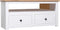 vidaXL - Tv-hoekkast - Panama - Range - 93x49x49 - cm - massief - grenenhout - wit