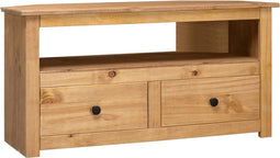 vidaXL - Tv-hoekkast - Panama - Range - 93x49x49 - cm - massief - grenenhout