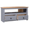vidaXL - Tv-hoekkast - Panama - Range - 93x49x49 - cm - massief - grenenhout - grijs