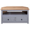 vidaXL - Tv-hoekkast - Panama - Range - 93x49x49 - cm - massief - grenenhout - grijs