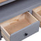 vidaXL - Tv-hoekkast - Panama - Range - 93x49x49 - cm - massief - grenenhout - grijs