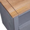 vidaXL - Tv-hoekkast - Panama - Range - 93x49x49 - cm - massief - grenenhout - grijs