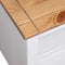 vidaXL - Tv-hoekkast - Panama - Range - 93x49x49 - cm - massief - grenenhout - wit