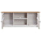 vidaXL - Tv-kast - Panama - Range - 120x40x50 - cm - massief - grenenhout - wit