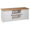 vidaXL - Tv-kast - Panama - Range - 120x40x50 - cm - massief - grenenhout - wit