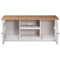 vidaXL - Tv-kast - Panama - Range - 120x40x50 - cm - massief - grenenhout - wit
