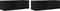 vidaXL - Tv-kasten - 2 - st - 80x31x25,5 - cm - spaanplaat - zwart - eikenkleurig