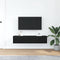vidaXL - Tv-kasten - 60x31x25,5 - cm - spaanplaat - zwart - eikenkleurig
