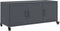 vidaXL - Tv-meubel - 100,5x39x43,5 - cm - staal - antracietkleurig
