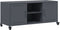 vidaXL - Tv-meubel - 100,5x39x43,5 - cm - staal - antracietkleurig
