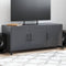 vidaXL - Tv-meubel - 100,5x39x43,5 - cm - staal - antracietkleurig