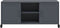 vidaXL - Tv-meubel - 100,5x39x43,5 - cm - staal - antracietkleurig