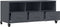 vidaXL - Tv-meubel - 100,5x39x43,5 - cm - staal - antracietkleurig