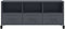 vidaXL - Tv-meubel - 100,5x39x43,5 - cm - staal - antracietkleurig