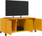 vidaXL - Tv-meubel - 100,5x39x43,5 - cm - staal - mosterdgeel