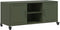 vidaXL - Tv-meubel - 100,5x39x43,5 - cm - staal - olijfgroen