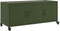 vidaXL - Tv-meubel - 100,5x39x43,5 - cm - staal - olijfgroen
