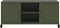 vidaXL - Tv-meubel - 100,5x39x43,5 - cm - staal - olijfgroen