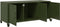 vidaXL - Tv-meubel - 100,5x39x43,5 - cm - staal - olijfgroen