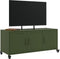 vidaXL - Tv-meubel - 100,5x39x43,5 - cm - staal - olijfgroen
