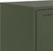 vidaXL - Tv-meubel - 100,5x39x43,5 - cm - staal - olijfgroen