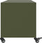 vidaXL - Tv-meubel - 100,5x39x43,5 - cm - staal - olijfgroen