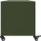 vidaXL - Tv-meubel - 100,5x39x43,5 - cm - staal - olijfgroen