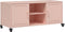 vidaXL - Tv-meubel - 100,5x39x43,5 - cm - staal - roze