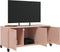 vidaXL - Tv-meubel - 100,5x39x43,5 - cm - staal - roze