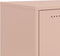 vidaXL - Tv-meubel - 100,5x39x43,5 - cm - staal - roze