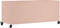 vidaXL - Tv-meubel - 100,5x39x43,5 - cm - staal - roze
