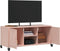 vidaXL - Tv-meubel - 100,5x39x43,5 - cm - staal - roze