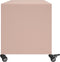 vidaXL - Tv-meubel - 100,5x39x43,5 - cm - staal - roze