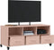 vidaXL - Tv-meubel - 100,5x39x43,5 - cm - staal - roze