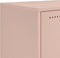 vidaXL - Tv-meubel - 100,5x39x43,5 - cm - staal - roze