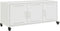 vidaXL - Tv-meubel - 100,5x39x43,5 - cm - staal - wit