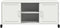vidaXL - Tv-meubel - 100,5x39x43,5 - cm - staal - wit