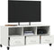 vidaXL - Tv-meubel - 100,5x39x43,5 - cm - staal - wit