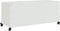 vidaXL - Tv-meubel - 100,5x39x43,5 - cm - staal - wit