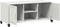 vidaXL - Tv-meubel - 100,5x39x43,5 - cm - staal - wit