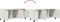 vidaXL - Tv-meubel - 100,5x39x43,5 - cm - staal - wit