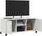 vidaXL - Tv-meubel - 100,5x39x43,5 - cm - staal - wit