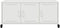 vidaXL - Tv-meubel - 100,5x39x43,5 - cm - staal - wit