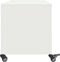 vidaXL - Tv-meubel - 100,5x39x43,5 - cm - staal - wit